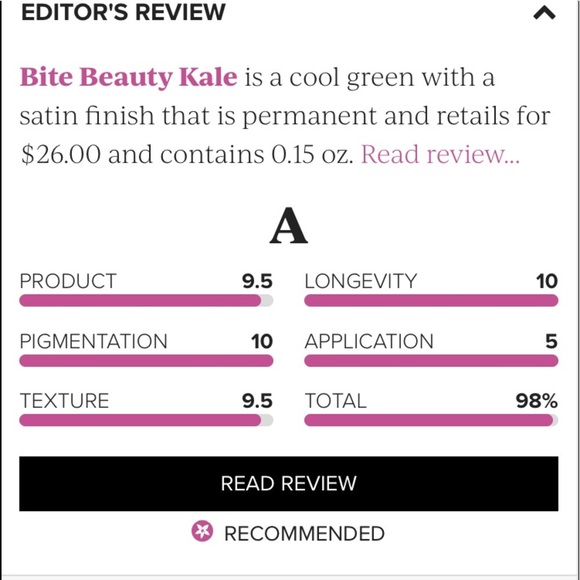 Bite beauty cream lipstick in Kale - Picture 4 of 4